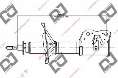 DJ PARTS ds1146gs -  Амортизатор